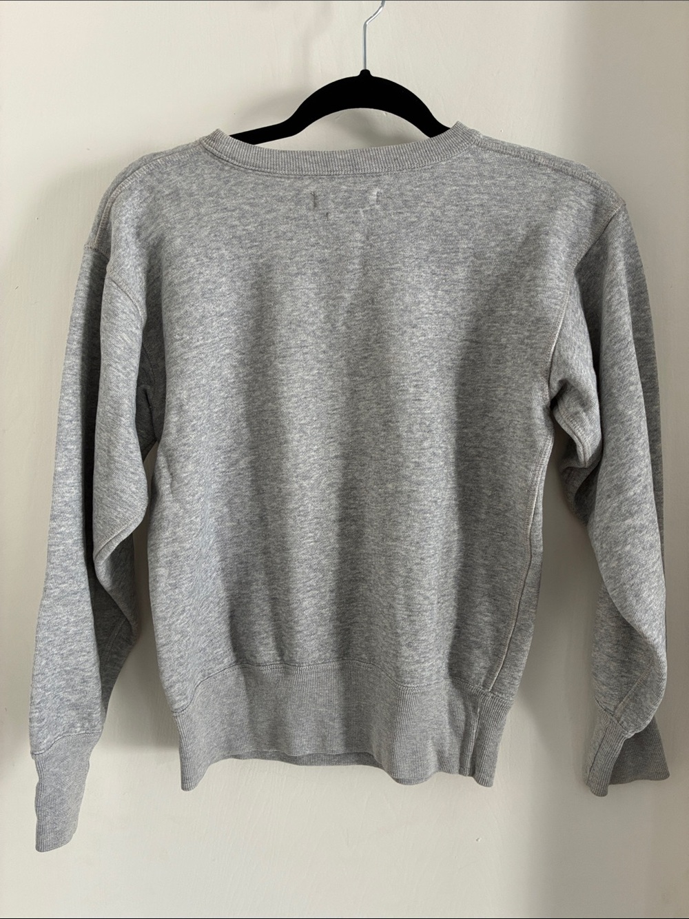 Isabel Marant Gray Crewneck Sweatshirt with Maroon Script “revolution” size 34 - Picture 2 of 6